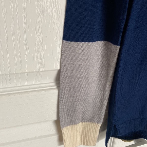 🆕 Madewell First Draft Colour Block Wool Sweater - Picture 6 of 9